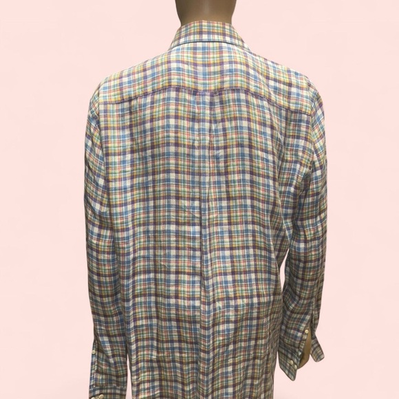 Peter Millar Men's Colorful Checkered Shirt - Picture 4 of 8